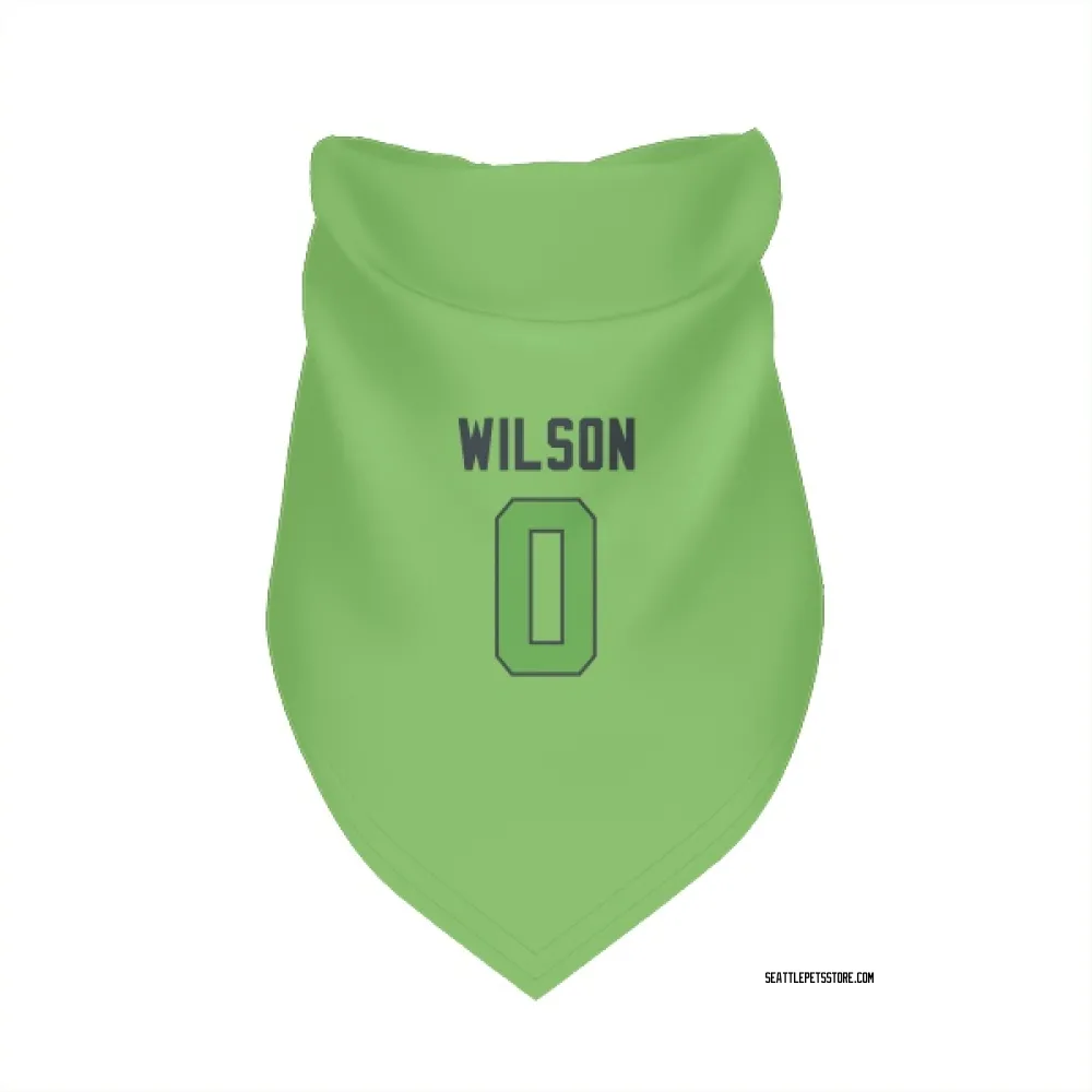 Seattle Seahawks Emanuel Wilson Neon Green Pet Bandana for Dog & Cat