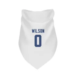 Seattle Seahawks Emanuel Wilson White Pet Bandana for Dog & Cat