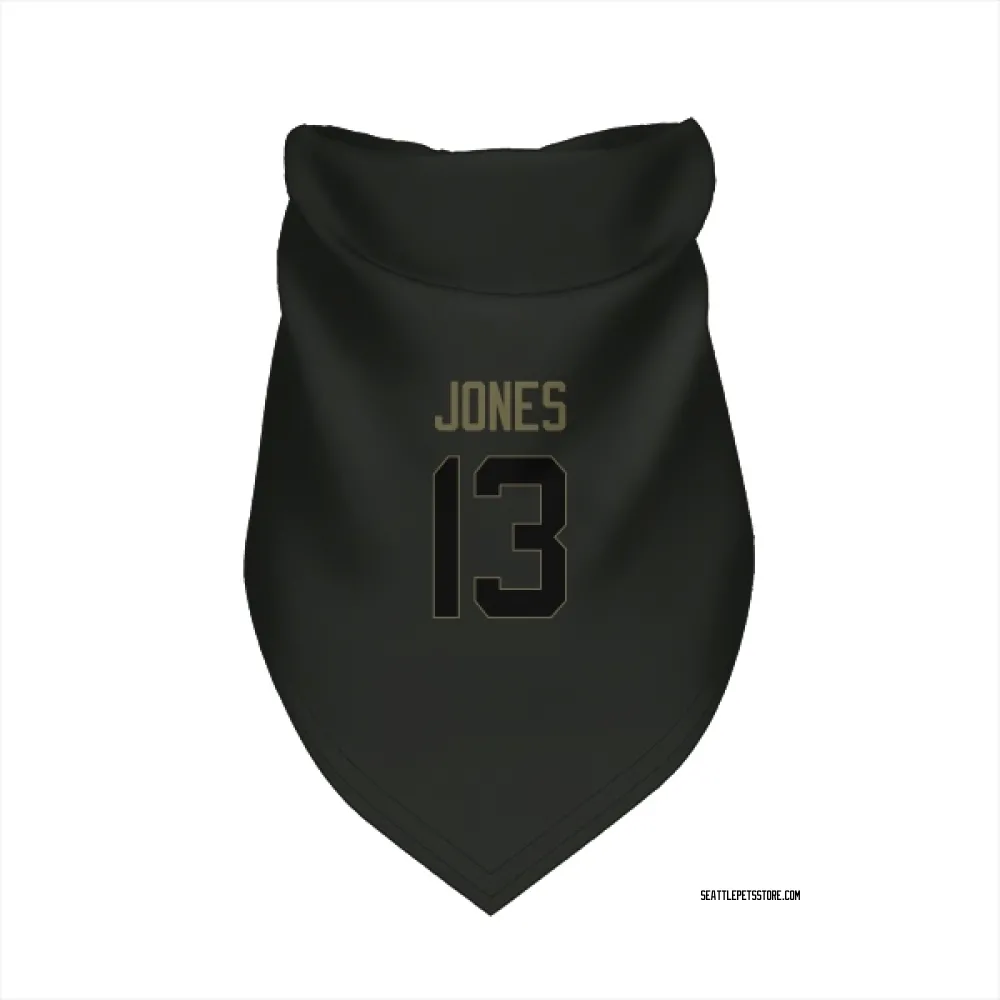 Seattle Seahawks Ernest Jones IV Black Service Pet Bandana for Dog & Cat