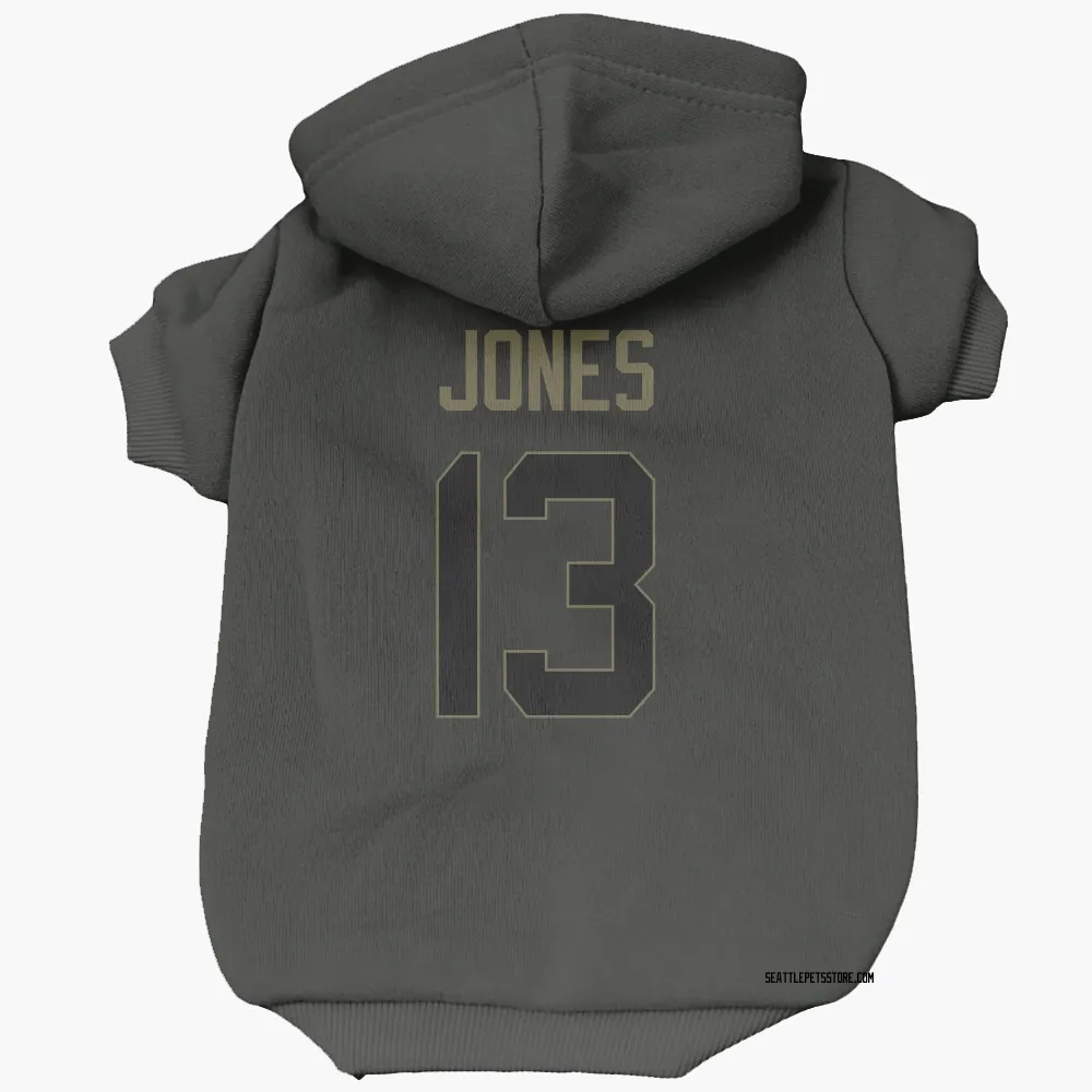 Seattle Seahawks Ernest Jones IV Black Service Pet Hoodie for Dog & Cat