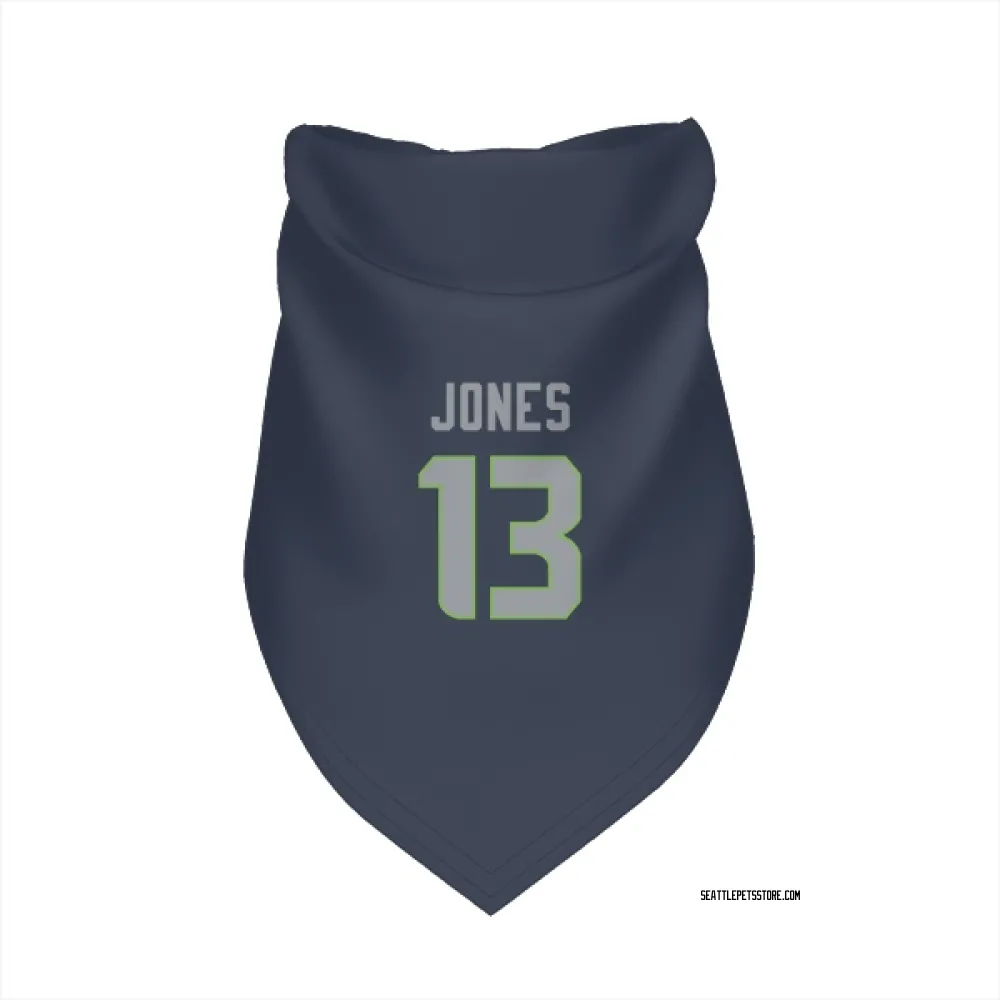 Seattle Seahawks Ernest Jones IV Navy Pet Bandana for Dog & Cat