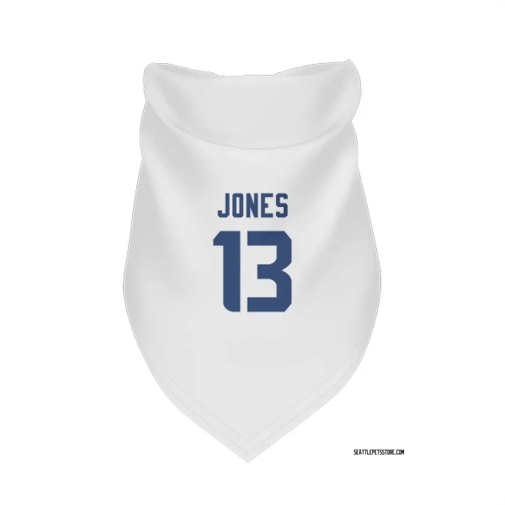 Seattle Seahawks Ernest Jones IV White Pet Bandana for Dog & Cat