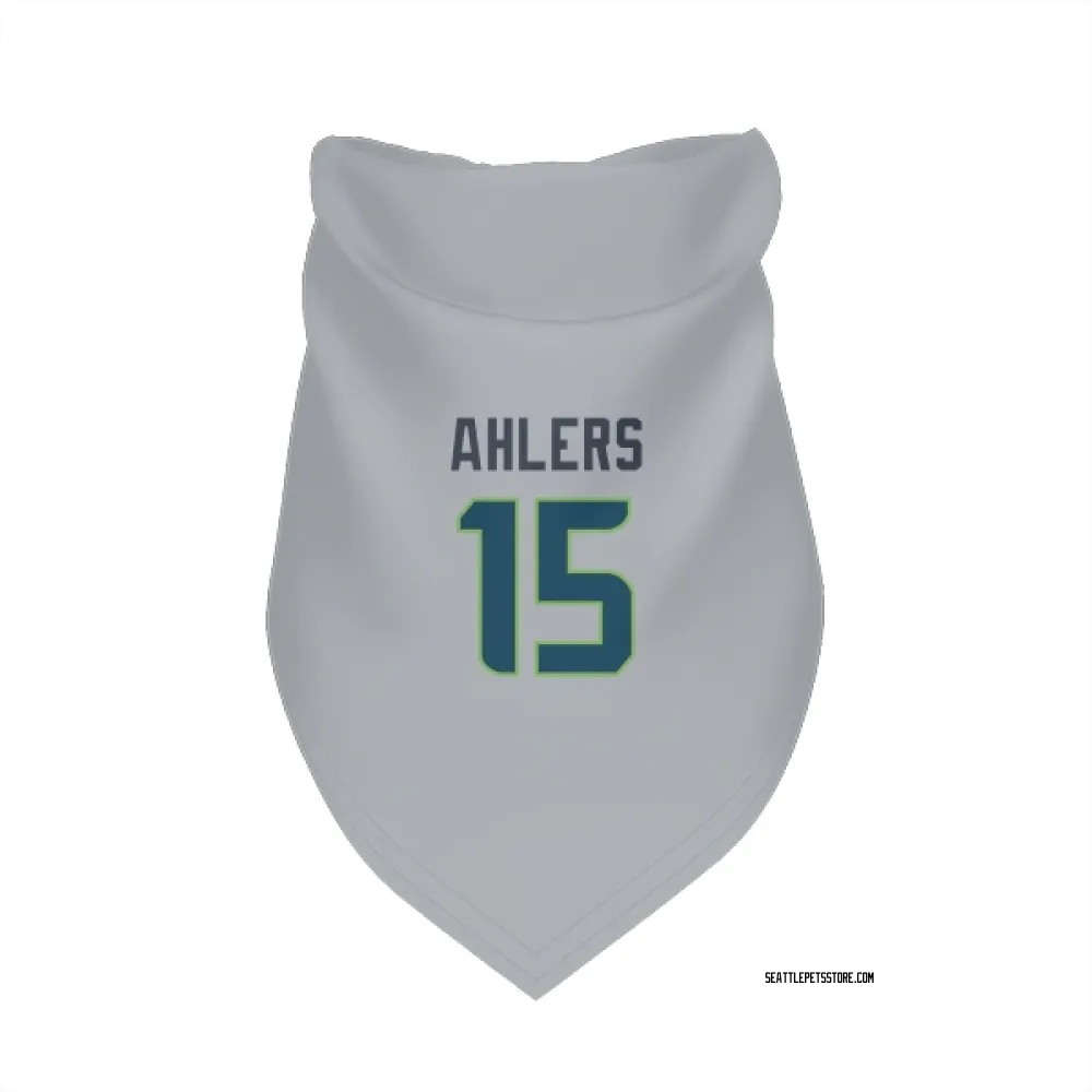 Seattle Seahawks Holton Ahlers Gray Pet Bandana for Dog & Cat