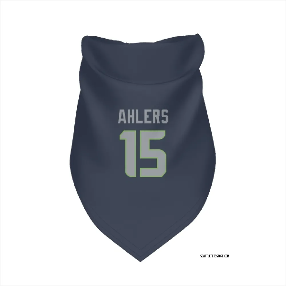 Seattle Seahawks Holton Ahlers Navy Pet Bandana for Dog & Cat