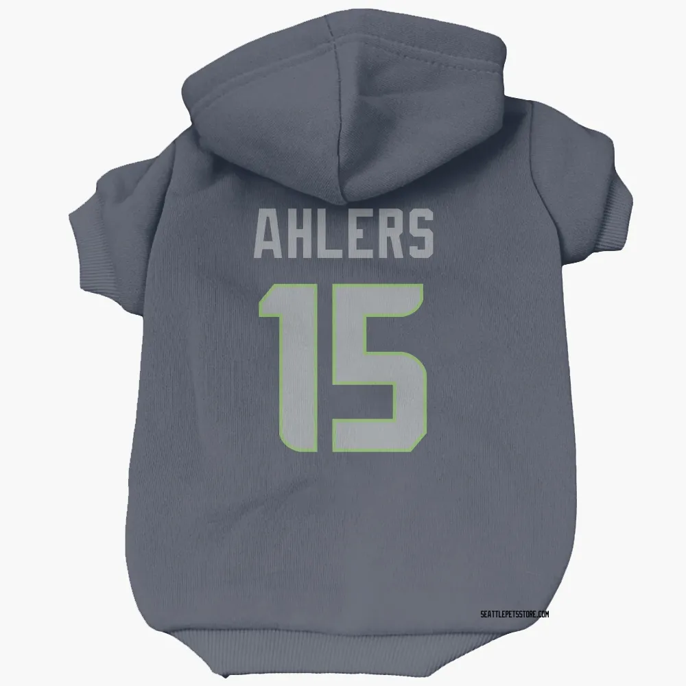 Seattle Seahawks Holton Ahlers Navy Pet Hoodie for Dog & Cat