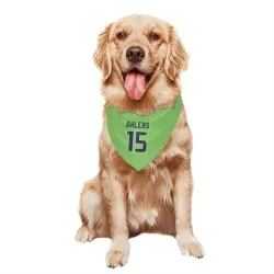 Seattle Seahawks Holton Ahlers Neon Green Pet Bandana for Dog & Cat