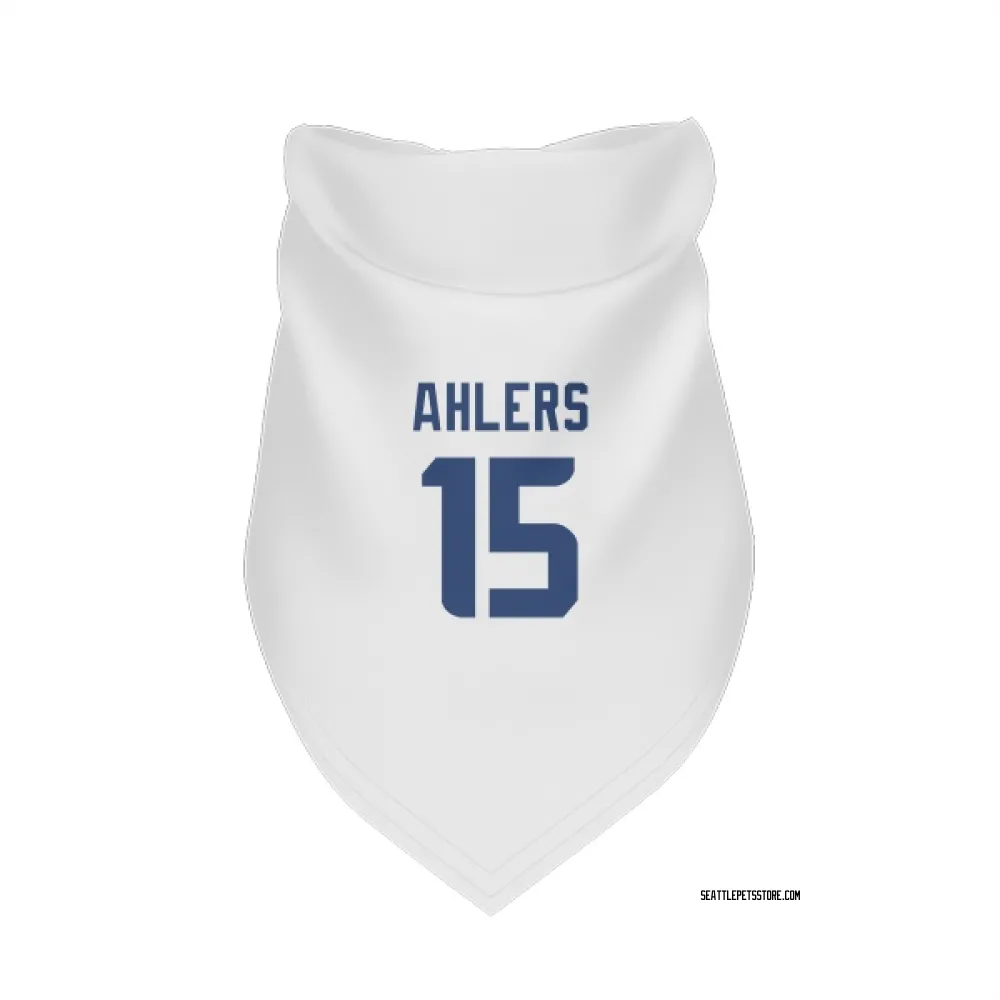 Seattle Seahawks Holton Ahlers White Pet Bandana for Dog & Cat