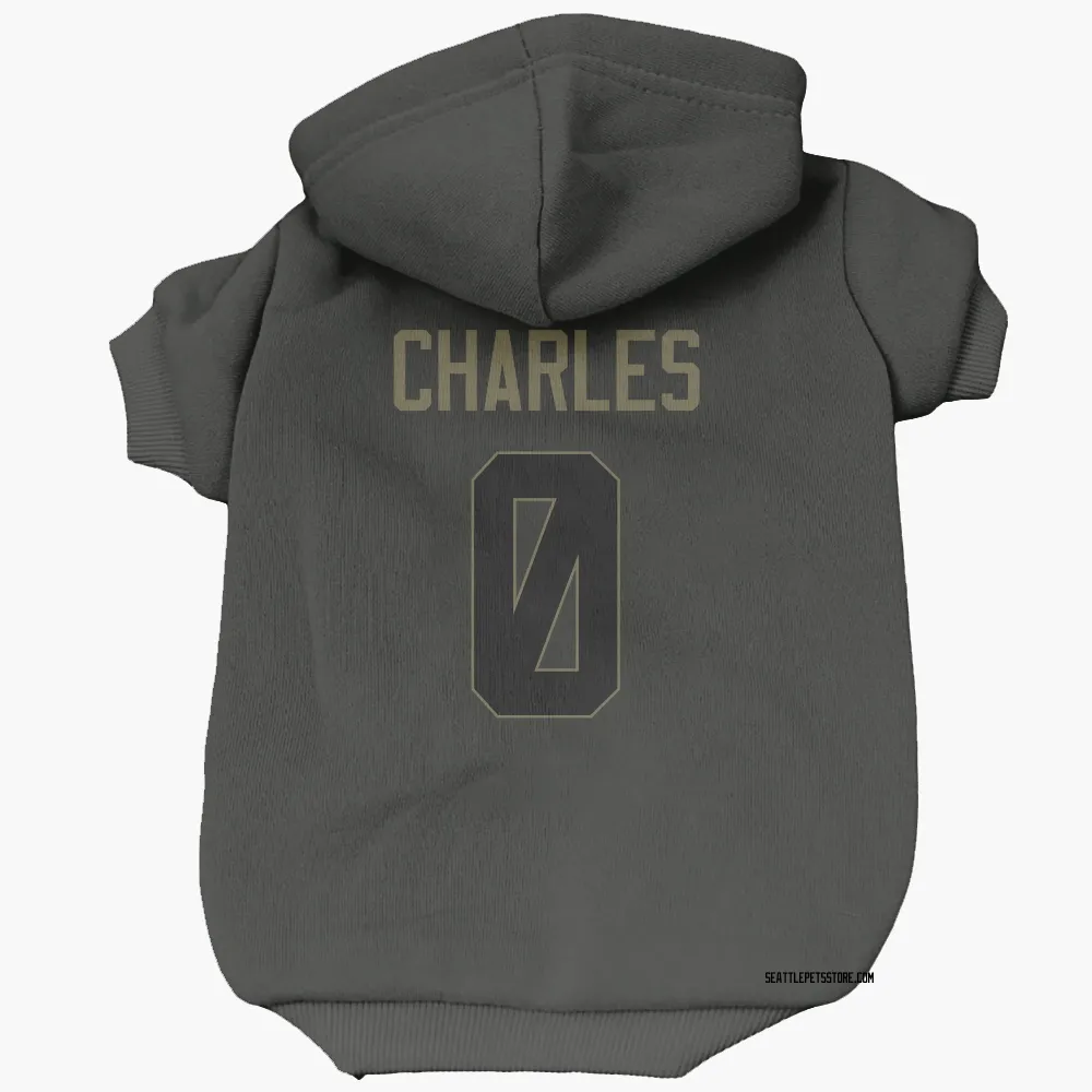 Seattle Seahawks Irvin Charles Black Service Pet Hoodie for Dog & Cat