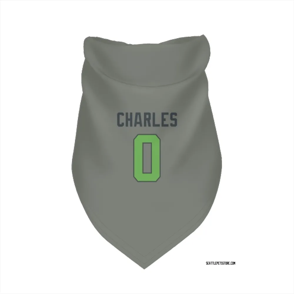 Seattle Seahawks Irvin Charles Gray Neon Green Pet Bandana for Dog & Cat