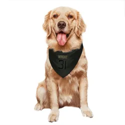 Seattle Seahawks Jacardia Wright Black Service Pet Bandana for Dog & Cat