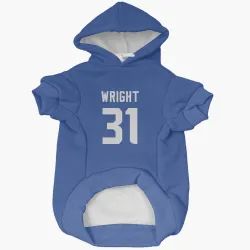 Seattle Seahawks Jacardia Wright Royal Pet Hoodie for Dog & Cat