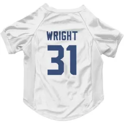 Seattle Seahawks Jacardia Wright White Pet Jersey for Dog & Cat