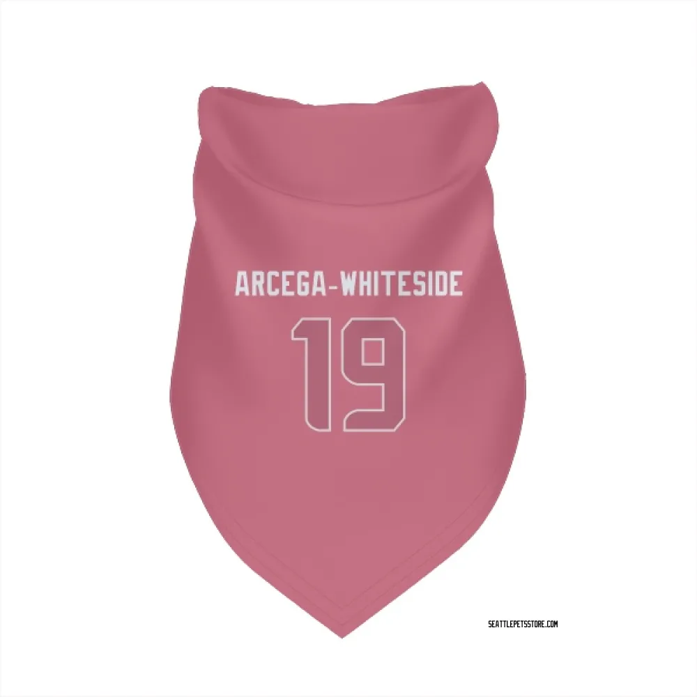 Seattle Seahawks J.J. Arcega-Whiteside Pink Pet Bandana for Dog & Cat