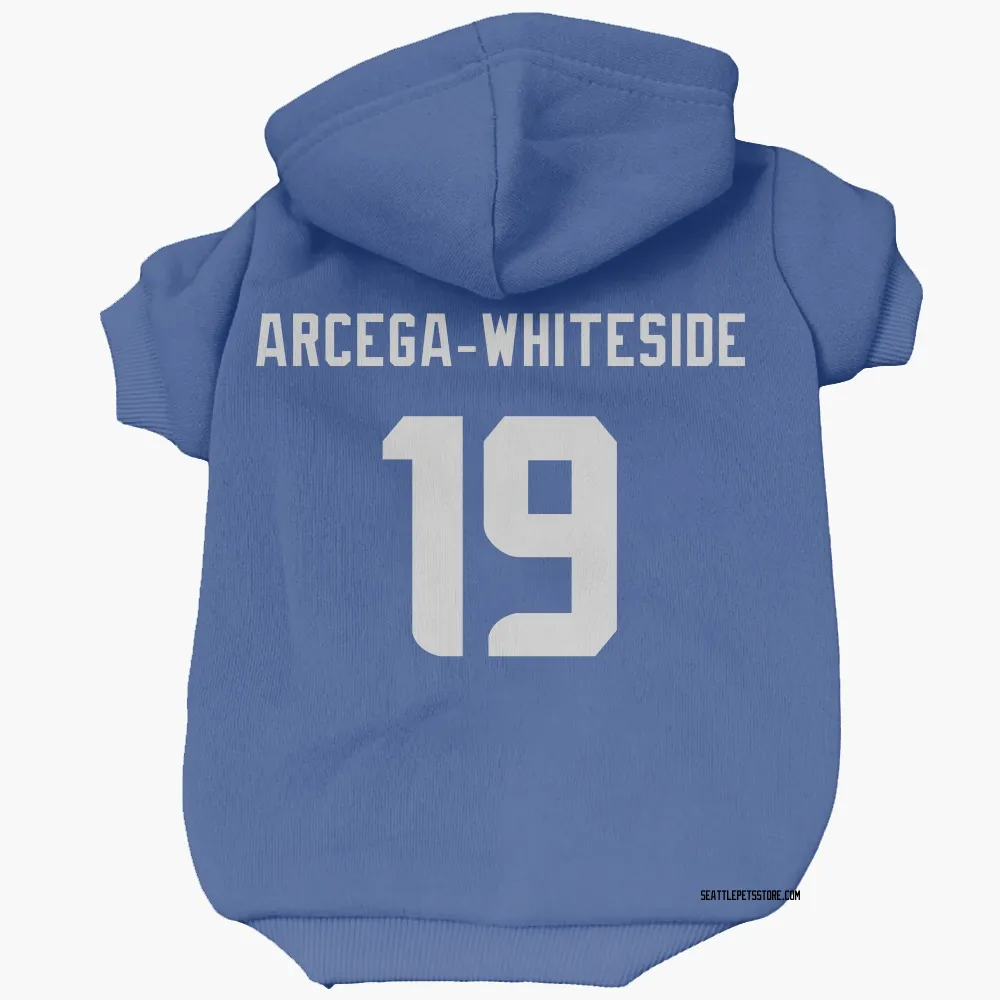 Seattle Seahawks J.J. Arcega-Whiteside Royal Pet Hoodie for Dog & Cat