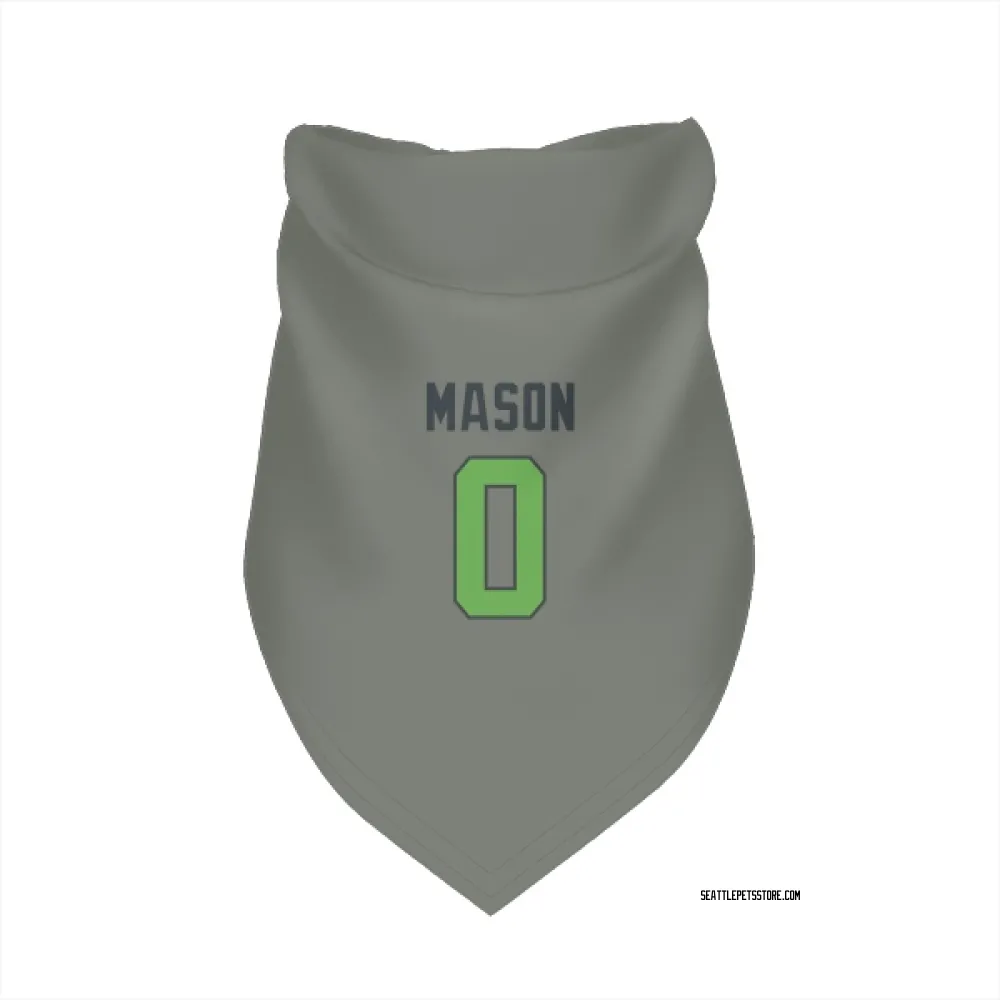 Seattle Seahawks Lance Mason Gray Neon Green Pet Bandana for Dog & Cat