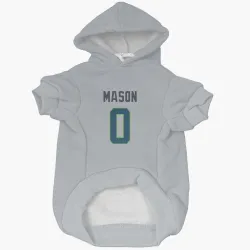 Seattle Seahawks Lance Mason Gray Pet Hoodie for Dog & Cat