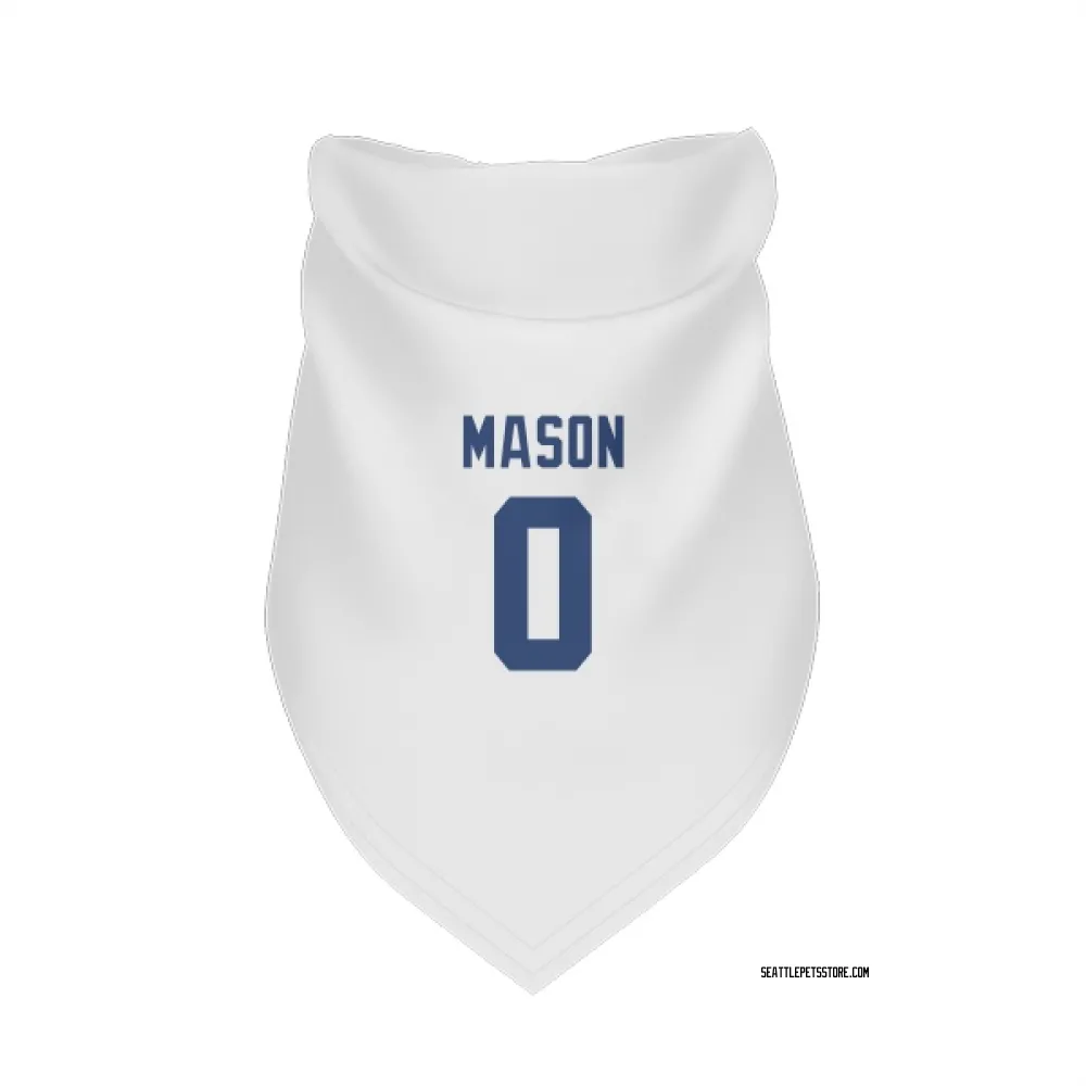 Seattle Seahawks Lance Mason White Pet Bandana for Dog & Cat