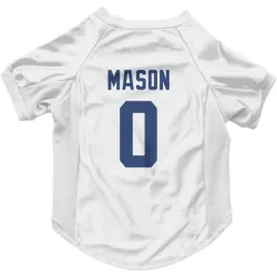 Seattle Seahawks Lance Mason White Pet Jersey for Dog & Cat