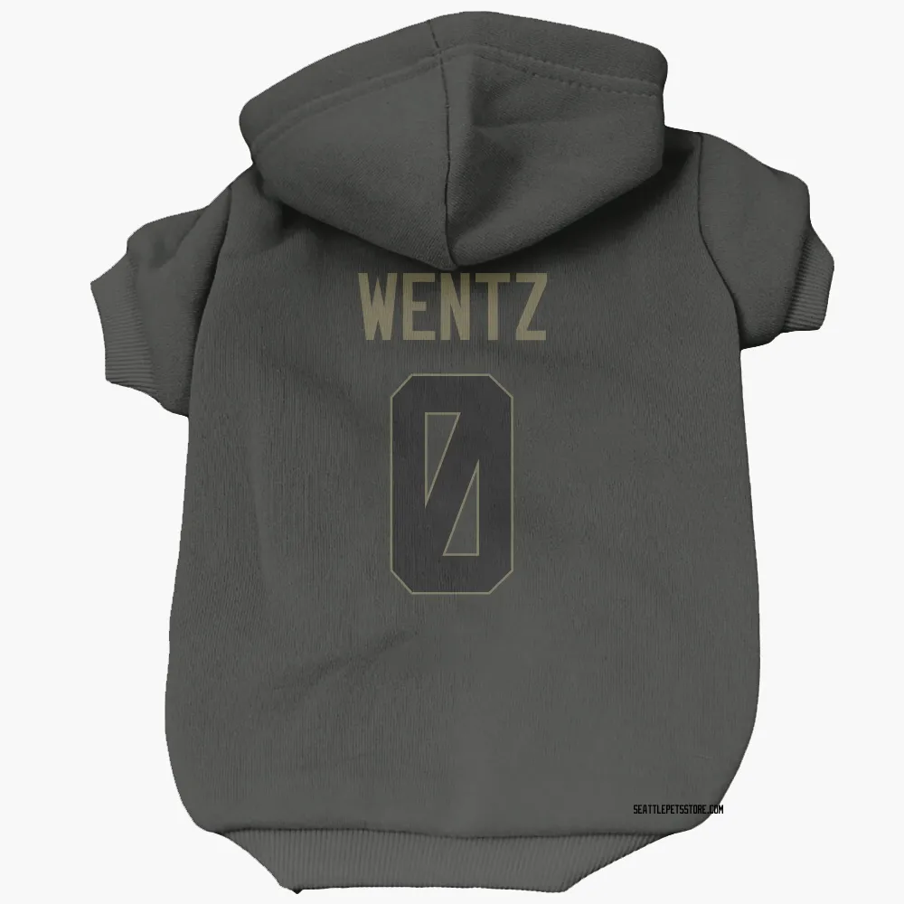 Seattle Seahawks Levi Wentz Black Service Pet Hoodie for Dog & Cat