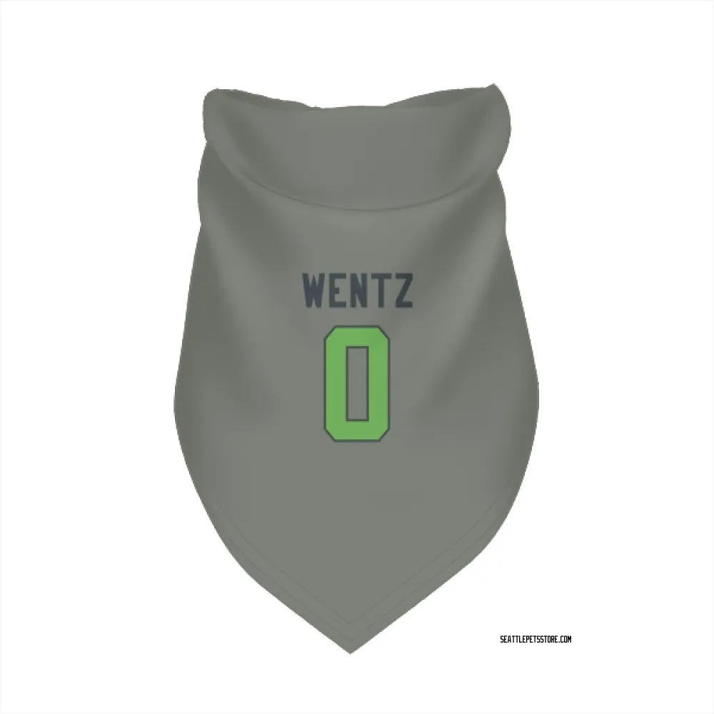 Seattle Seahawks Levi Wentz Gray Neon Green Pet Bandana for Dog & Cat