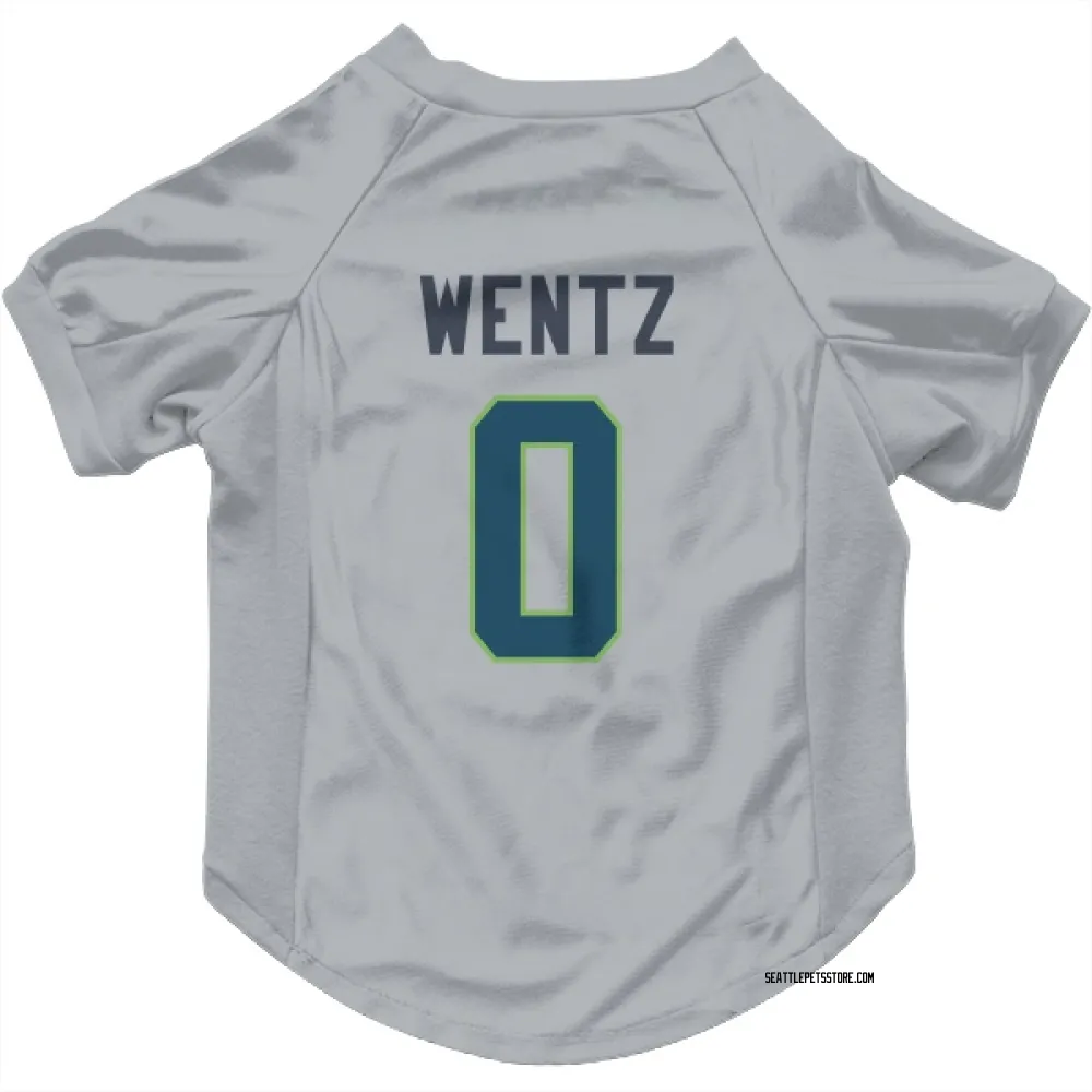 Seattle Seahawks Levi Wentz Gray Pet Jersey for Dog & Cat