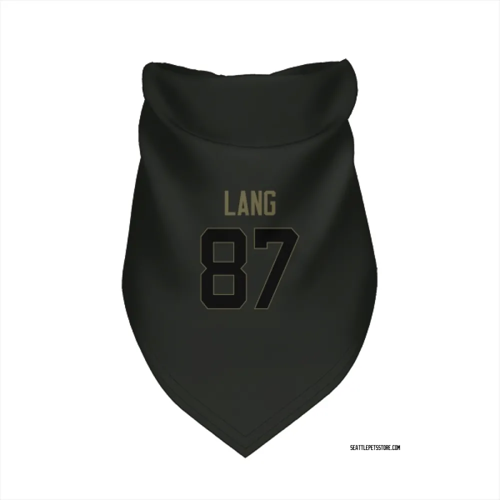Seattle Seahawks Marshall Lang Black Service Pet Bandana for Dog & Cat
