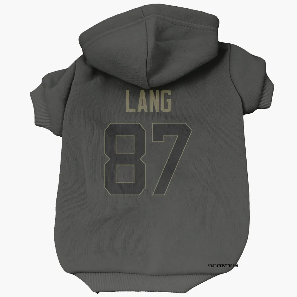 Seattle Seahawks Marshall Lang Black Service Pet Hoodie for Dog & Cat