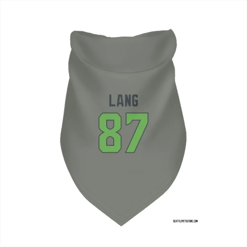Seattle Seahawks Marshall Lang Gray Neon Green Pet Bandana for Dog & Cat