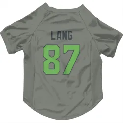 Seattle Seahawks Marshall Lang Gray Neon Green Pet Jersey for Dog & Cat