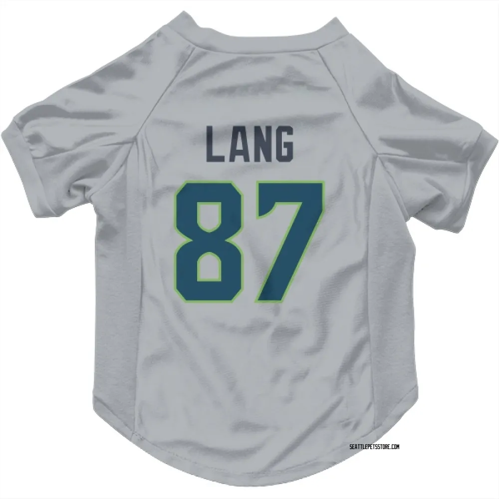 Seattle Seahawks Marshall Lang Gray Pet Jersey for Dog & Cat