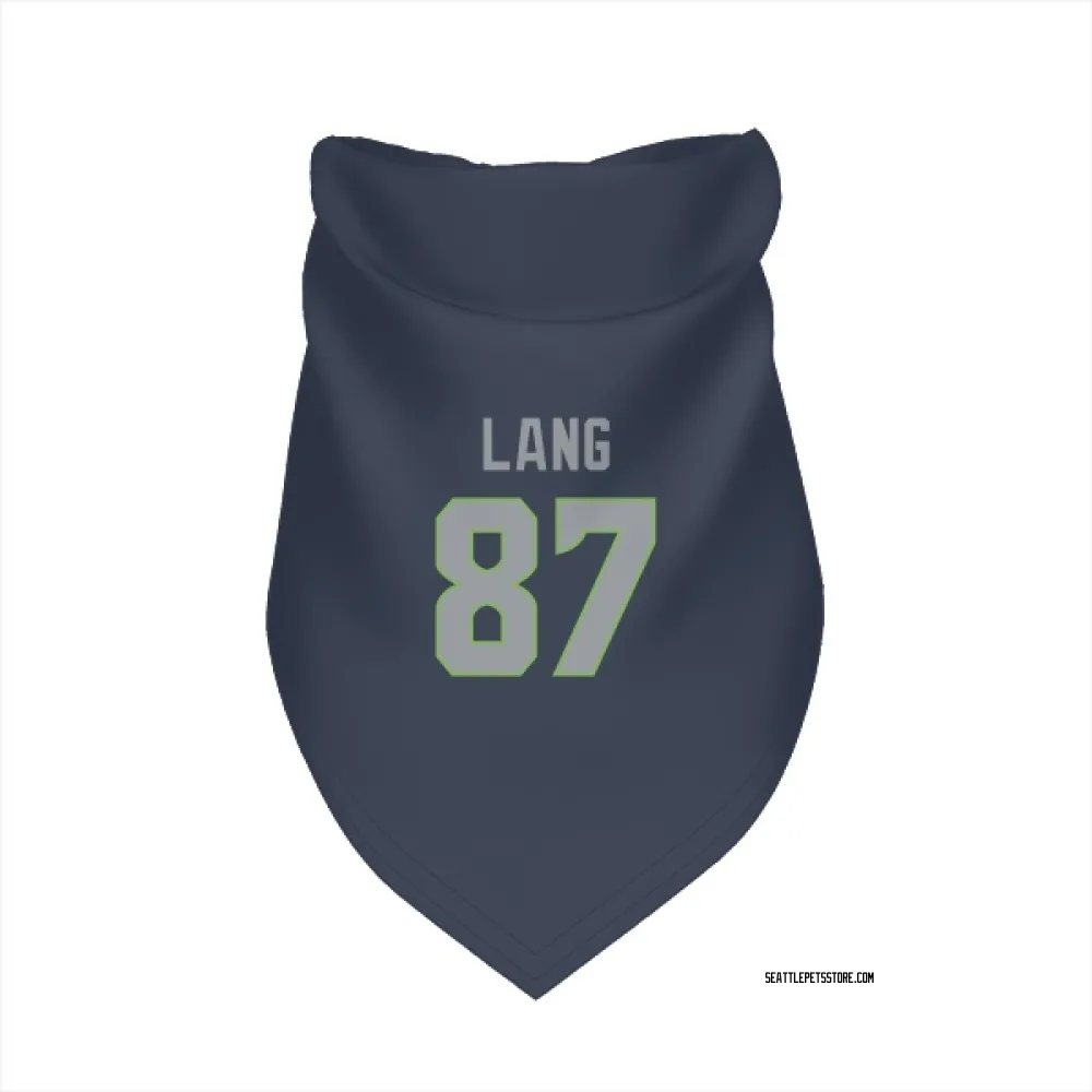 Seattle Seahawks Marshall Lang Navy Pet Bandana for Dog & Cat