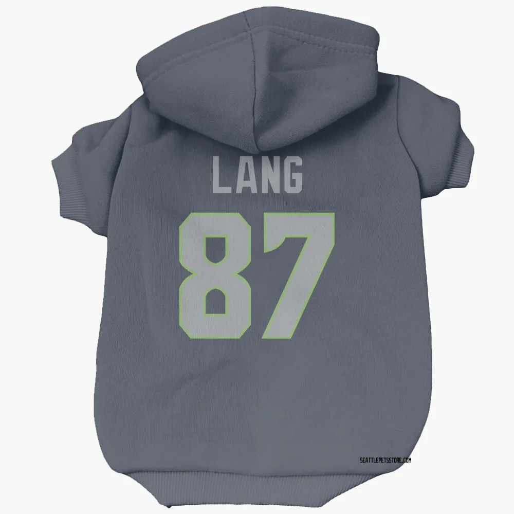 Seattle Seahawks Marshall Lang Navy Pet Hoodie for Dog & Cat