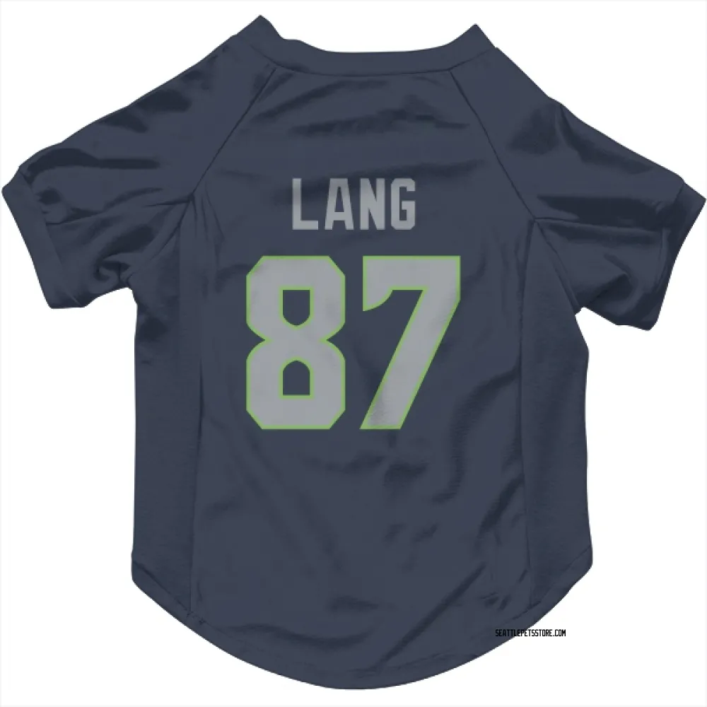 Seattle Seahawks Marshall Lang Navy Pet Jersey for Dog & Cat