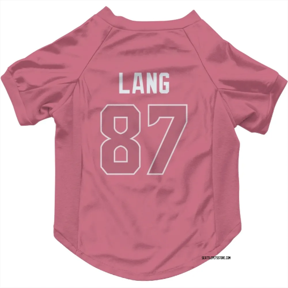 Seattle Seahawks Marshall Lang Pink Pet Jersey for Dog & Cat
