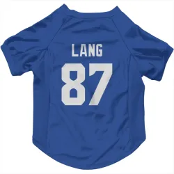 Seattle Seahawks Marshall Lang Royal Pet Jersey for Dog & Cat