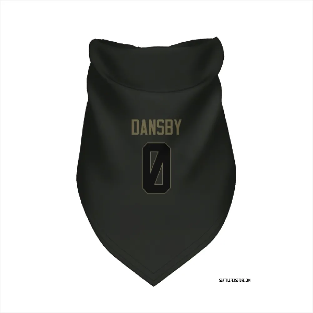 Seattle Seahawks Michael Dansby Black Service Pet Bandana for Dog & Cat