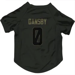 Seattle Seahawks Michael Dansby Black Service Pet Jersey for Dog & Cat