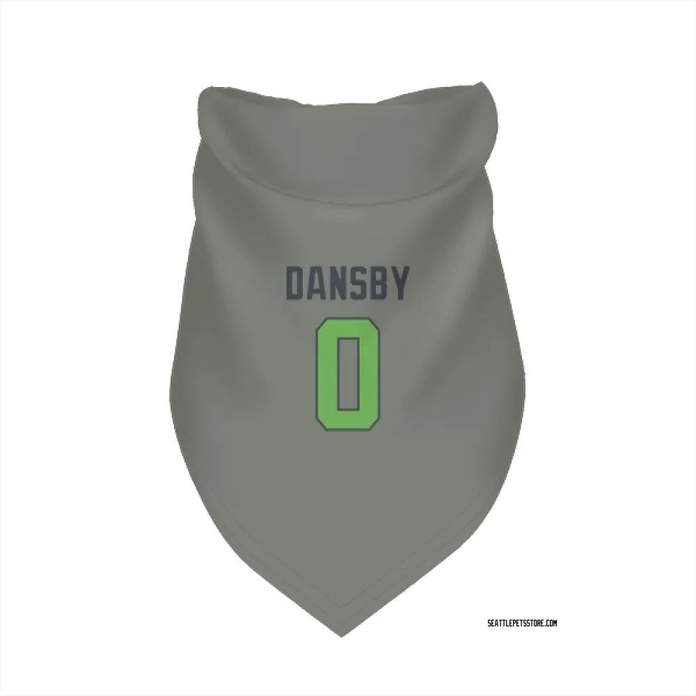 Seattle Seahawks Michael Dansby Gray Neon Green Pet Bandana for Dog & Cat