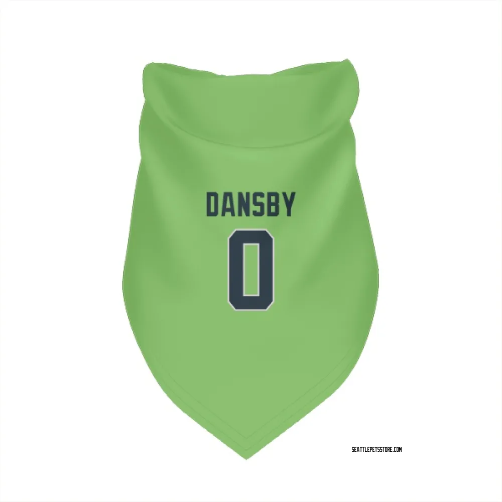 Seattle Seahawks Michael Dansby Neon Green Pet Bandana for Dog & Cat