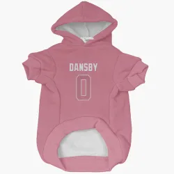 Seattle Seahawks Michael Dansby Pink Pet Hoodie for Dog & Cat