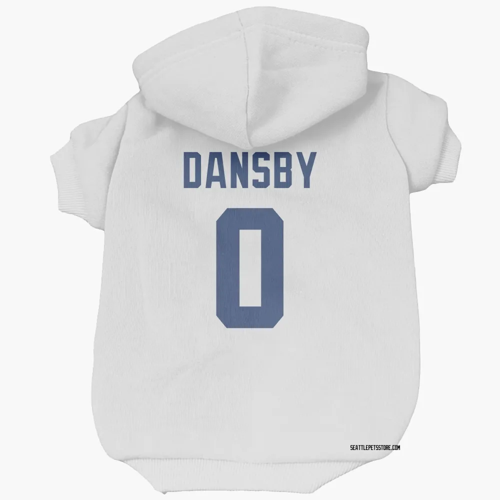 Seattle Seahawks Michael Dansby White Pet Hoodie for Dog & Cat