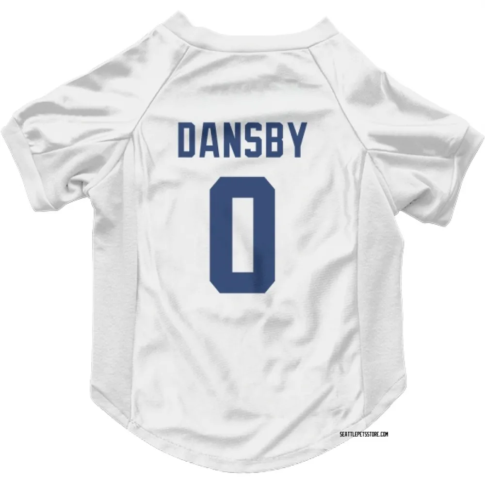 Seattle Seahawks Michael Dansby White Pet Jersey for Dog & Cat