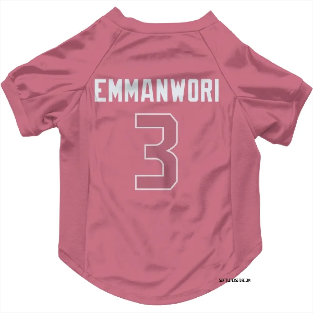 Seattle Seahawks Nick Emmanwori Pink Pet Jersey for Dog & Cat