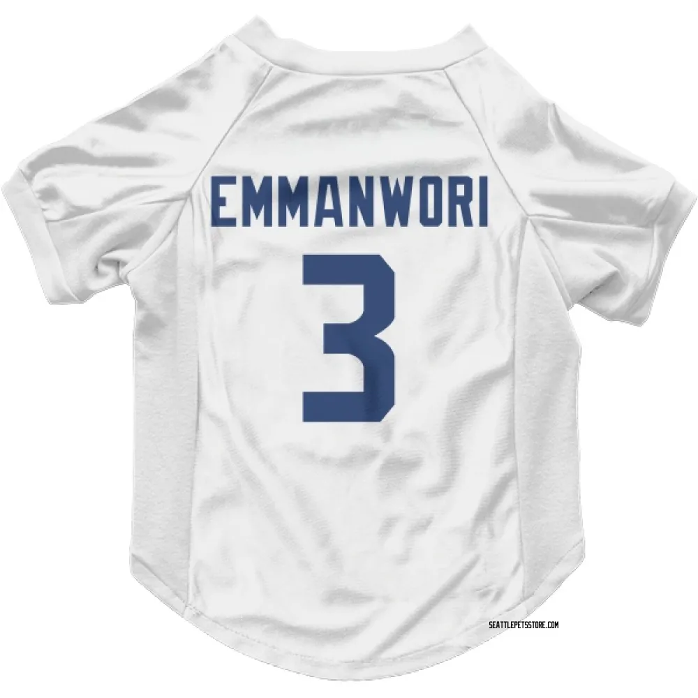 Seattle Seahawks Nick Emmanwori White Pet Jersey for Dog & Cat