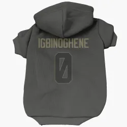 Seattle Seahawks Noah Igbinoghene Black Service Pet Hoodie for Dog & Cat
