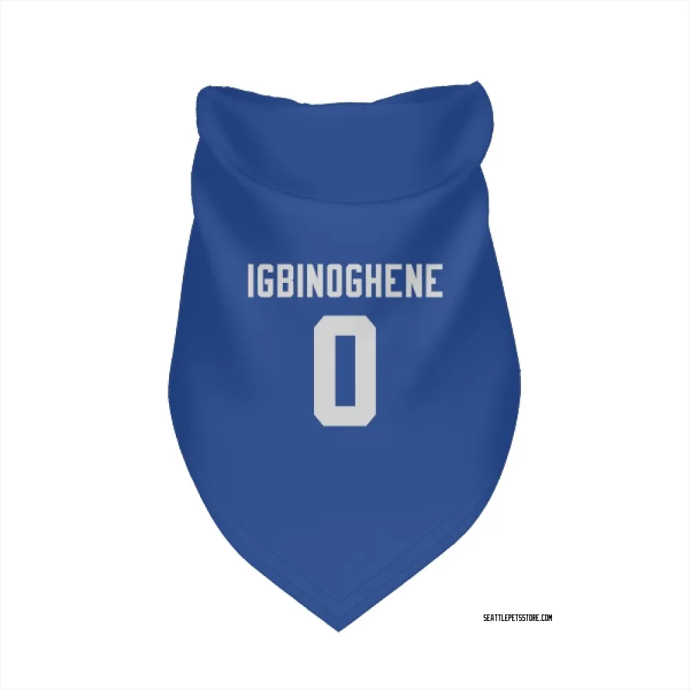 Seattle Seahawks Noah Igbinoghene Royal Pet Bandana for Dog & Cat