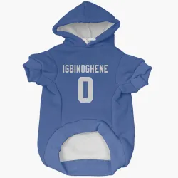 Seattle Seahawks Noah Igbinoghene Royal Pet Hoodie for Dog & Cat