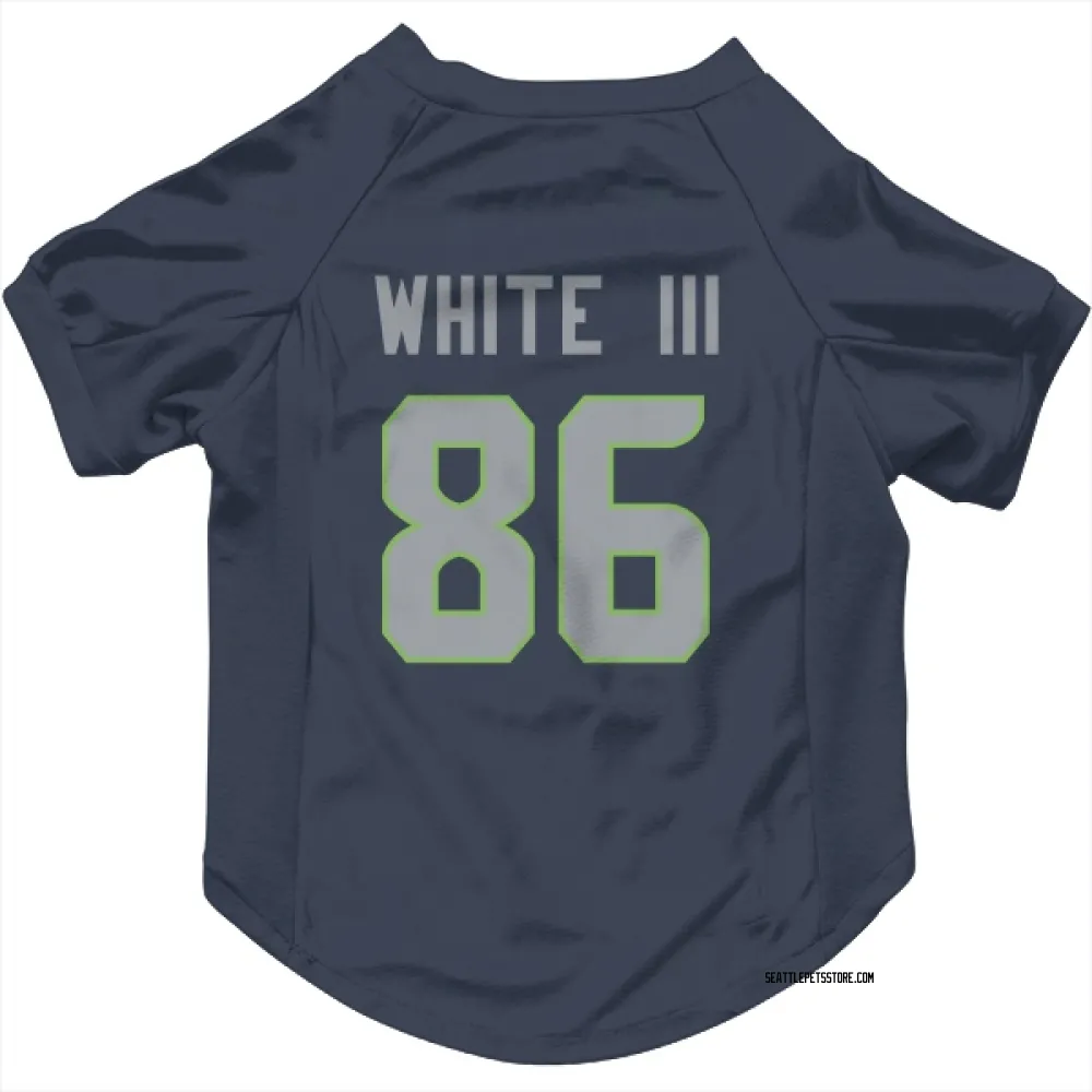Seattle Seahawks Ricky White III Navy Pet Jersey for Dog & Cat