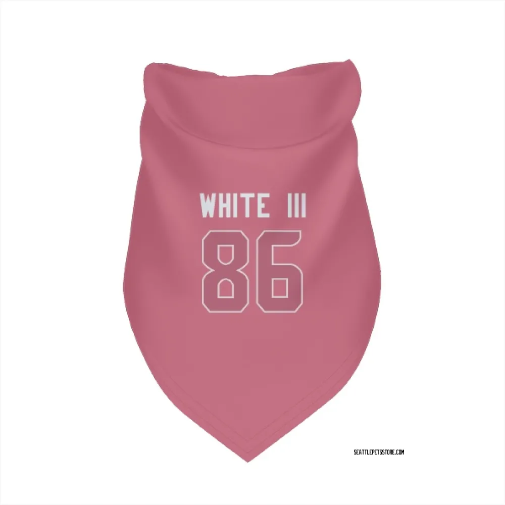Seattle Seahawks Ricky White III Pink Pet Bandana for Dog & Cat