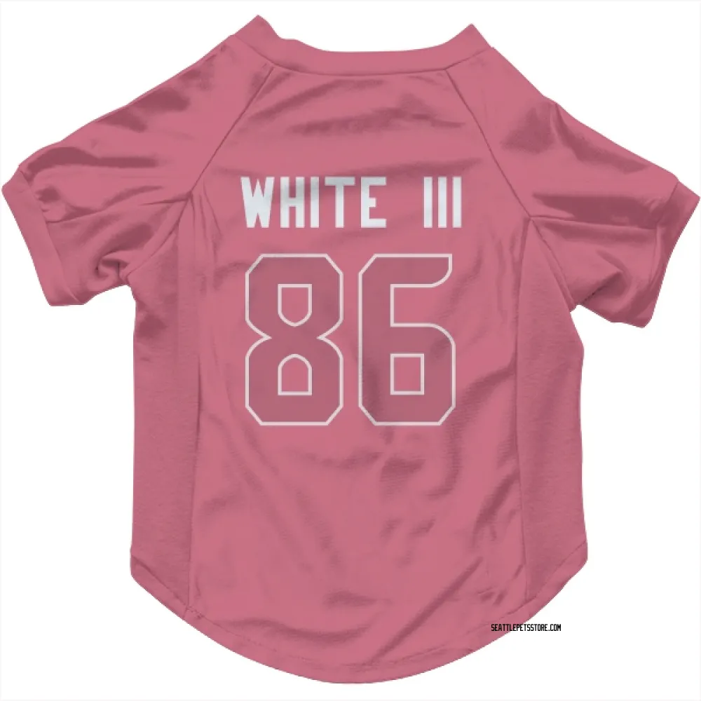 Seattle Seahawks Ricky White III Pink Pet Jersey for Dog & Cat